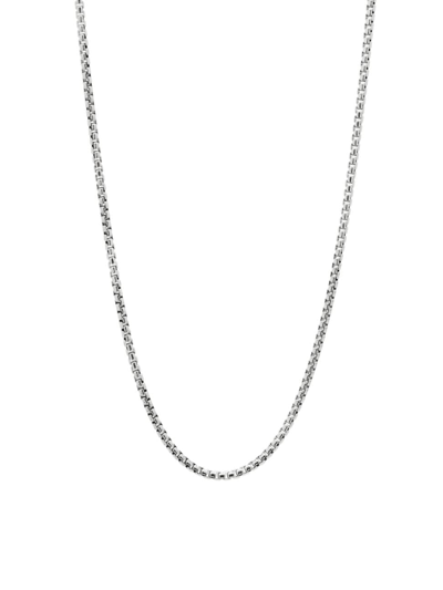 Konstantino Women's Sterling Silver Box Chain Necklace