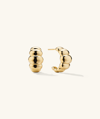 Mejuri Puffy Charlotte Hoops In Vermeil