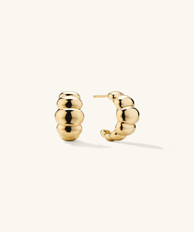 Mejuri Puffy Charlotte Hoops In Vermeil