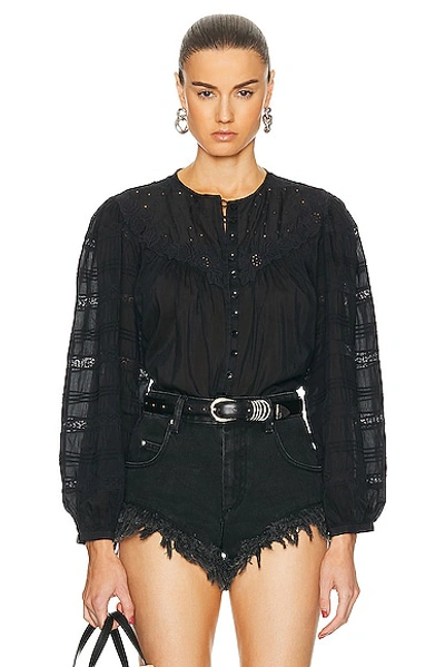 Isabel Marant Blusa Gregoria In Black