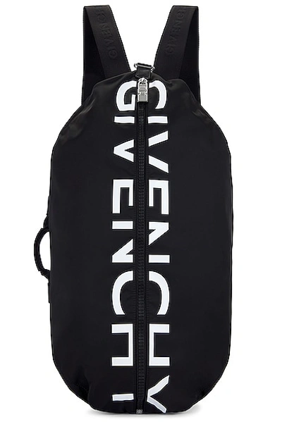 Rick Owens Givenchy G-zip Backpack In Black