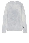 Acne Studios Knit Sweater In Dusty Blue