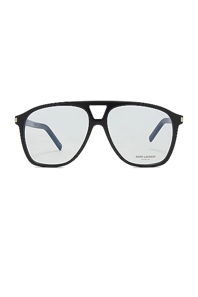 Saint Laurent Optical Eyeglasses In Black