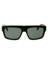 Dunhill Du0055s Sunglasses In 003 Black Black Green