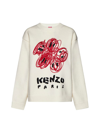 KENZO KENZO DRAWN VARSITY EMBROIDERED KNITTED JUMPER