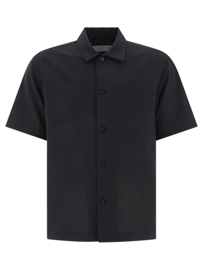 Sacai Buttoned Short In 001 Black