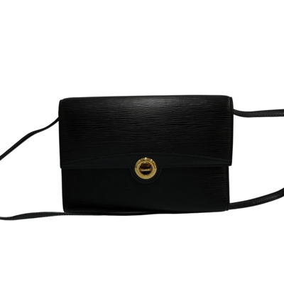 Pre-owned Louis Vuitton Arche Black Leather Shoulder Bag ()