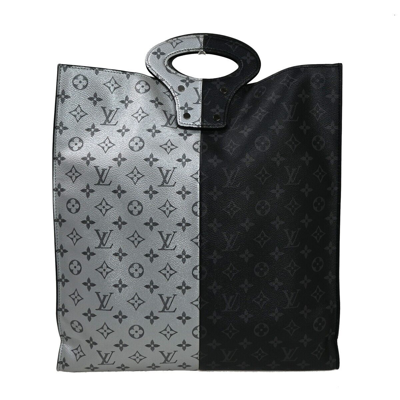 Pre-owned Louis Vuitton Eclipse Multicolour Leather Tote Bag () In Black
