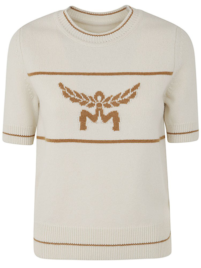 Mcm W Col Sweater Wi Clothing In White
