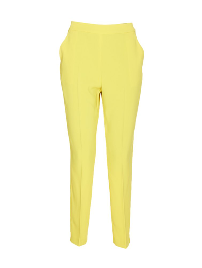 Pinko Concealed Zipped Tapered In Yellow