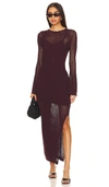 Heartloom Monroe Maxi Dress In Coco In 黄棕色
