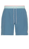 Chubbies The Gravel Roads 7 Swim Trunk In Blue