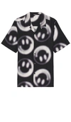Ksubi Black Happy Resort Shirt In 黑色