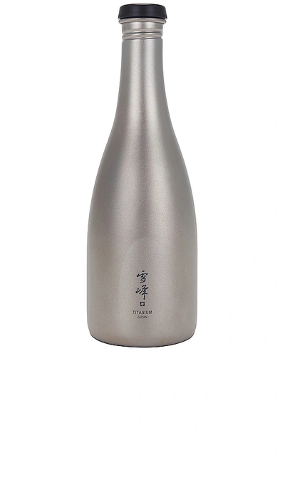 Snow Peak Titanium Sake Bottle In 银色
