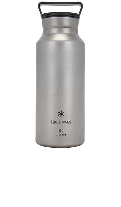 Snow Peak Titanium Aurora 800 Bottle In Silver