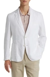 Hugo Boss Hanry White Linen Sport Coat In White