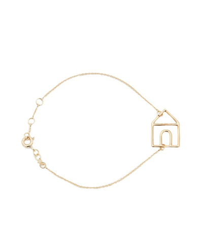 Aliita 9k Gold Casita Pura Chain Bracelet