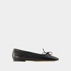 AEYDE DELFINA BALLERINAS - AEYDE - LEATHER - BLACK