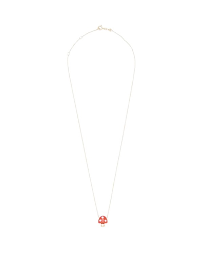 Aliita 9k Gold Amanita Red Necklace In Not Applicable