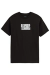 PLEASURES MASTER T-SHIRT IN BLACK COTTON