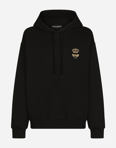 DOLCE & GABBANA FELPA CON CAPPUCCIO