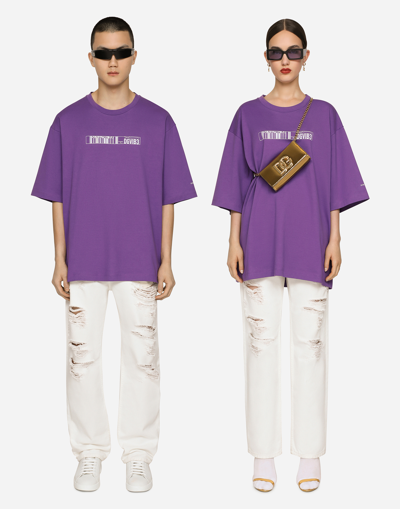 Dolce & Gabbana T-shirt In Purple