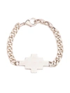 MARCELO BURLON COUNTY OF MILAN CROSS SILVER BRACELET