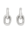 Rabanne Silver Xl Link Double Hoop Earrings In Not Applicable