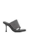 Jw Anderson Bumper Crystal Mules In Animal Print