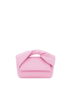 JW ANDERSON PINK CROSSBODY BAG WITH TWISTED TOP HANDLE