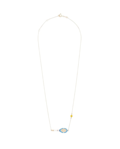 Aliita 9k Gold Tennis Pelota Polished Necklace In Not Applicable