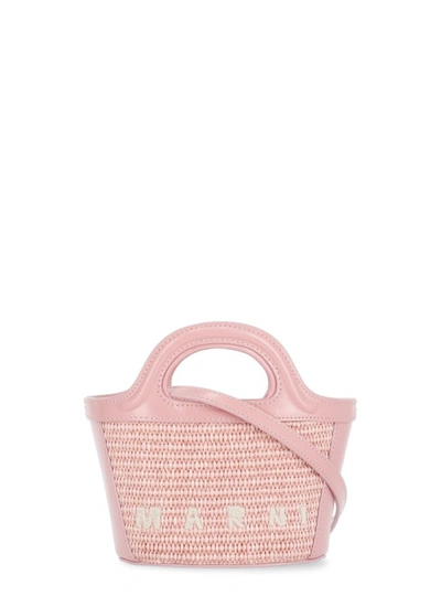 Marni Tropicalia Micro Handbag In Pink
