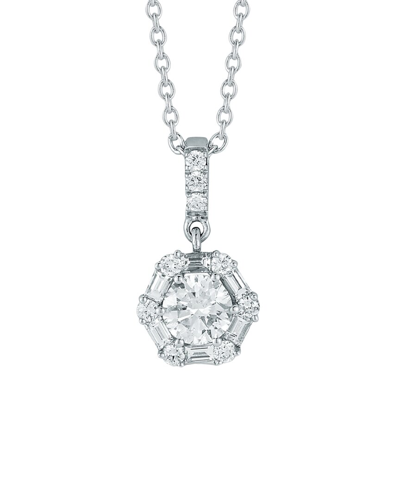 Nephora 14k 0.62 Ct. Tw. Diamond Pendant In Metallic