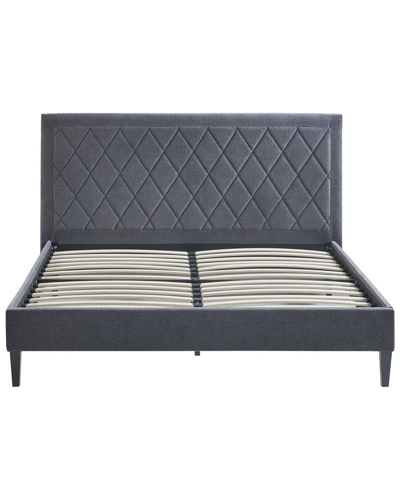 510 Design Rowen Platform Bed In Grey