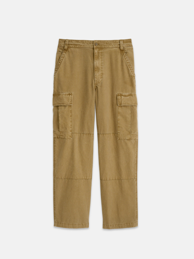 Alex Mill Pull On Cargo Pant In Canvas In Khaki
