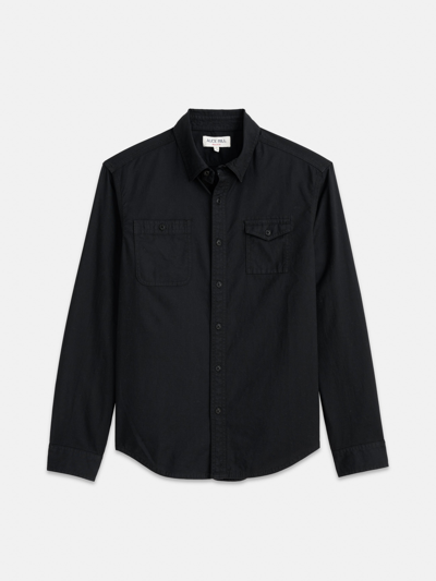 Alex Mill Utility Shirt In Lightweight Twill In Washed Black