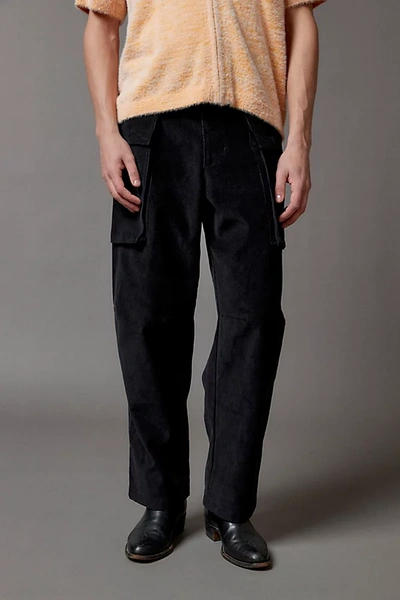Bdg Cord Fatigue Cargo Pant In Black, Men's At Urban Outfitters