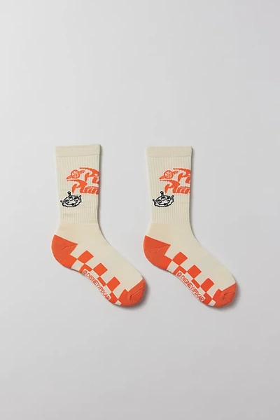 Urban Outfitters Pizza Planet Crew Sock In Cream, Men's At