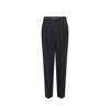 Dior Wool And Silk Pants Women In Gray