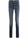 AMIRI BLUE WASHED SKINNY-CUT JEANS