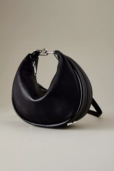 Melie Bianco Sasha Faux Leather Crossbody Bag In Black