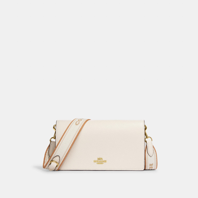 Coach Outlet Anna Foldover Clutch Crossbody In White