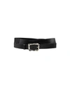 Jijil Woman Belt Black Size M Soft Leather In Black
