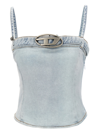 Diesel Luct D Buckle Top In White