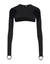 Andreädamo Andreādamo Woman Shrug Black Size L Polyamide, Elastane