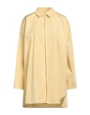 Jil Sander Woman Shirt Yellow Size 6 Cotton