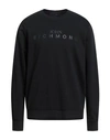 John Richmond Man Sweatshirt Black Size M Cotton, Polyester
