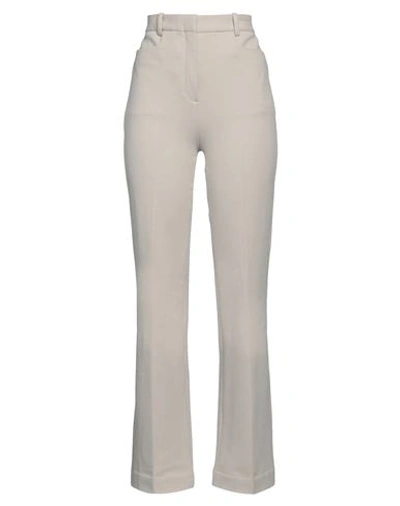 Circolo 1901 Woman Pants Light Grey Size 2 Cotton, Elastane
