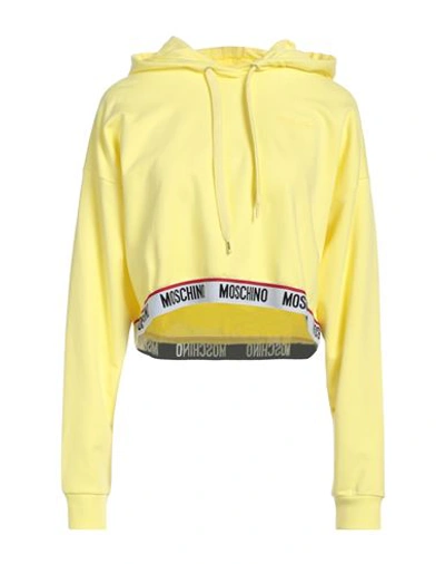 Moschino Woman Sleepwear Yellow Size Xl Cotton, Elastane