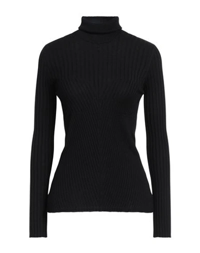 Act N°1 Woman Turtleneck Black Size 2 Wool